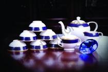 Чайный сервиз с пиалами на 6 персон Акку "Аружан" 9 предметов