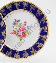 Набор тарелок Мэри-Энн "Кобальт Мелкие цветы" 25см подстановочных