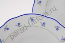 Набор тарелок Мэри-Энн "Синие цветы" 23см суповых