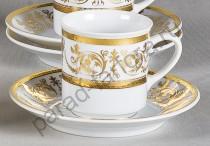 Кофейная пара Сабина "Золотой орнамент" 12 предметов