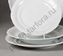 Набор тарелок Соната "Белый фарфор" 18 предметов