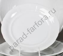 Набор тарелок Соната "Белый фарфор" 19см десертных