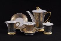 Чайный сервиз на 6 персон Светлана "Золотые цветы" 15 предметов 
